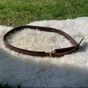 Brown English Bridle Leather Belt SZ 32